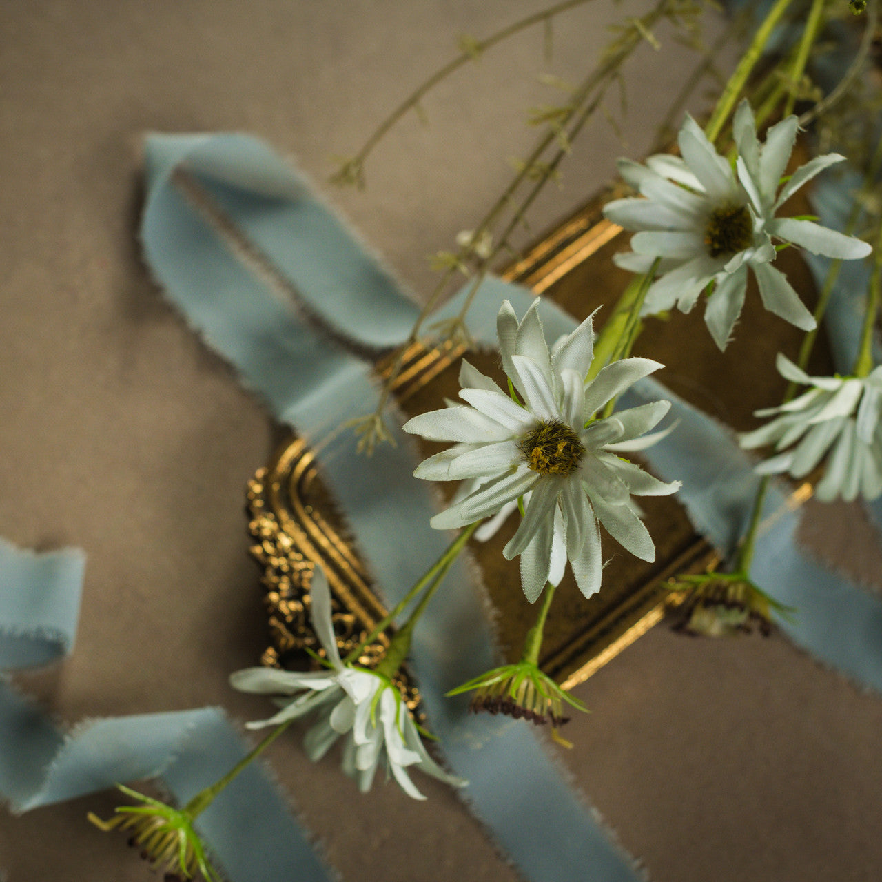 BLUE WILDFLOWER SPRAY